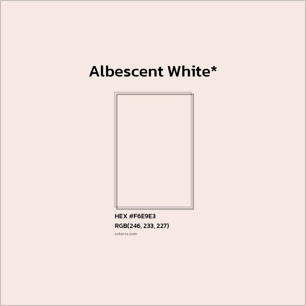 HEX #F6E9E3 Color Name, Color Code, Palettes, Similar Paints, Images