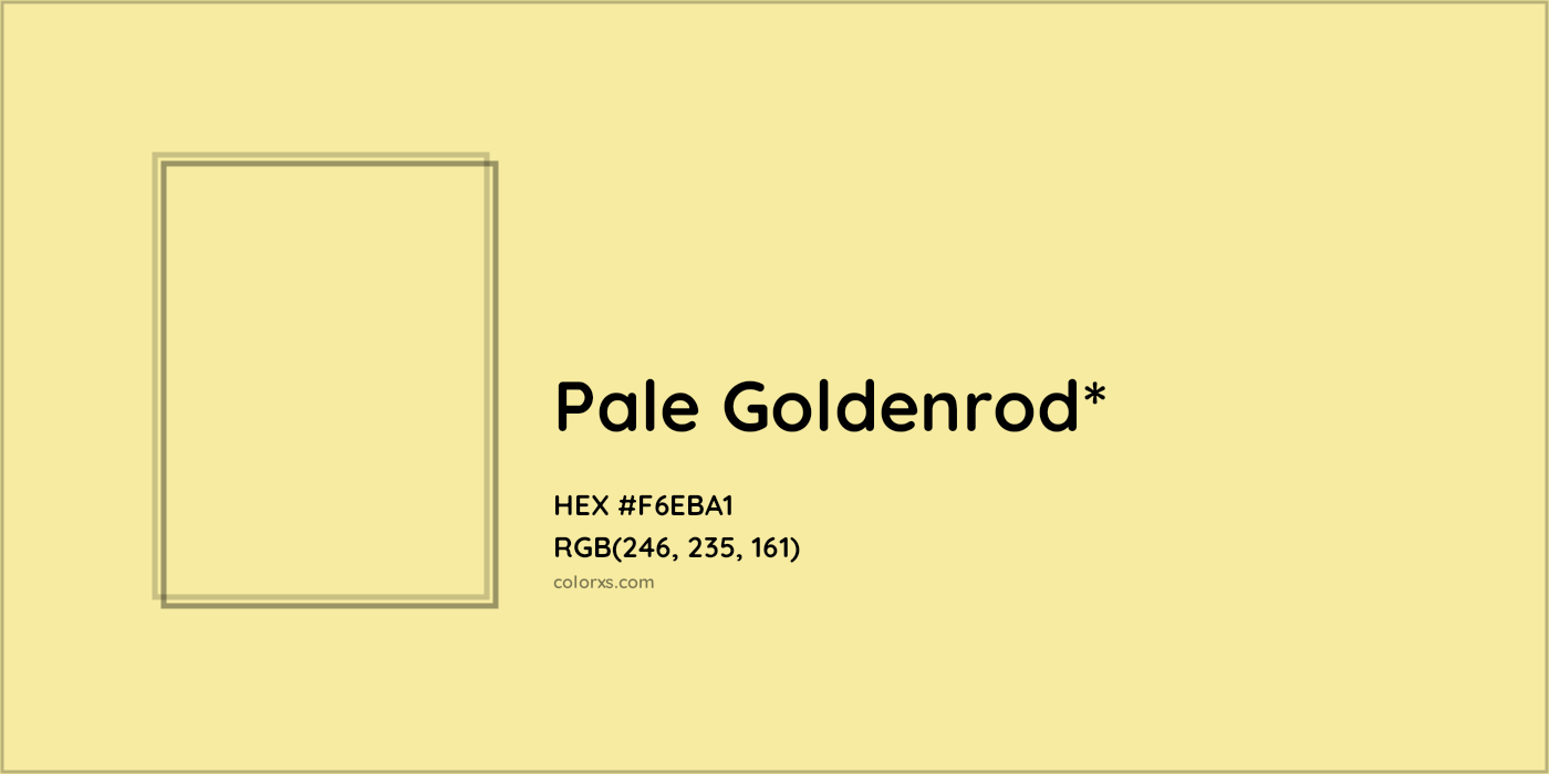 HEX #F6EBA1 Color Name, Color Code, Palettes, Similar Paints, Images