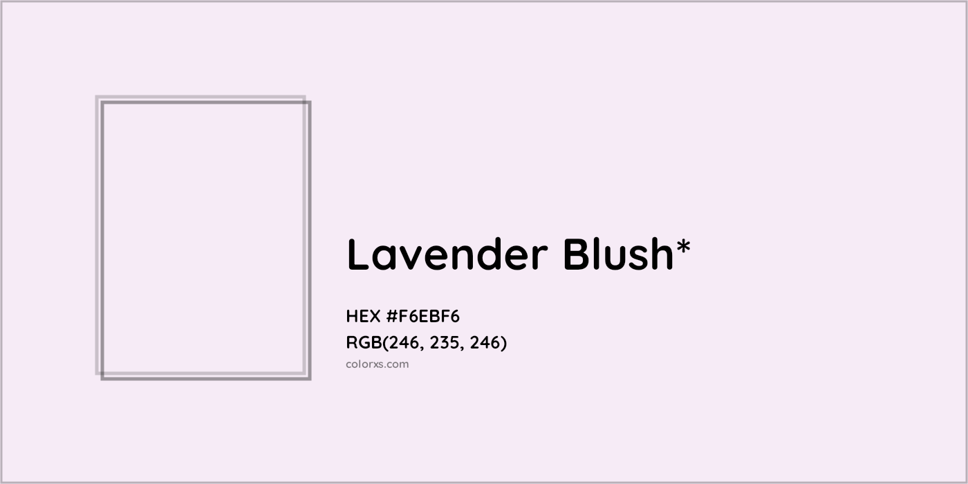HEX #F6EBF6 Color Name, Color Code, Palettes, Similar Paints, Images