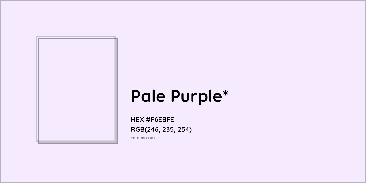 HEX #F6EBFE Color Name, Color Code, Palettes, Similar Paints, Images