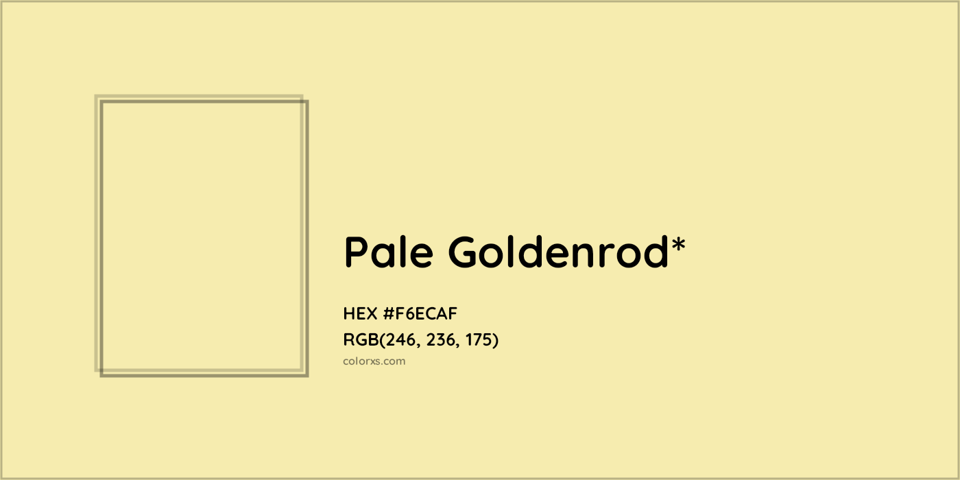 HEX #F6ECAF Color Name, Color Code, Palettes, Similar Paints, Images