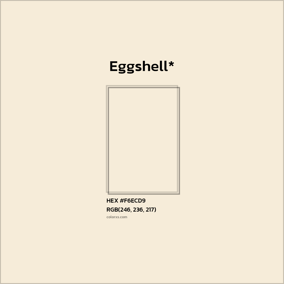 HEX #F6ECD9 Color Name, Color Code, Palettes, Similar Paints, Images