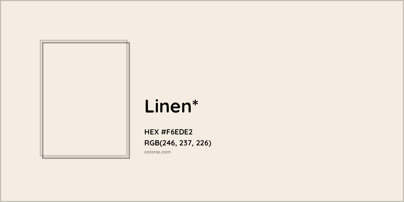 HEX #F6EDE2 Color Name, Color Code, Palettes, Similar Paints, Images