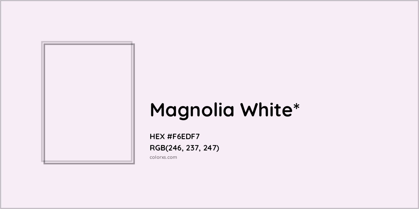 HEX #F6EDF7 Color Name, Color Code, Palettes, Similar Paints, Images