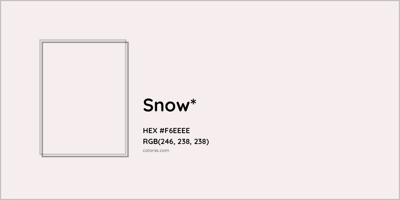 HEX #F6EEEE Color Name, Color Code, Palettes, Similar Paints, Images