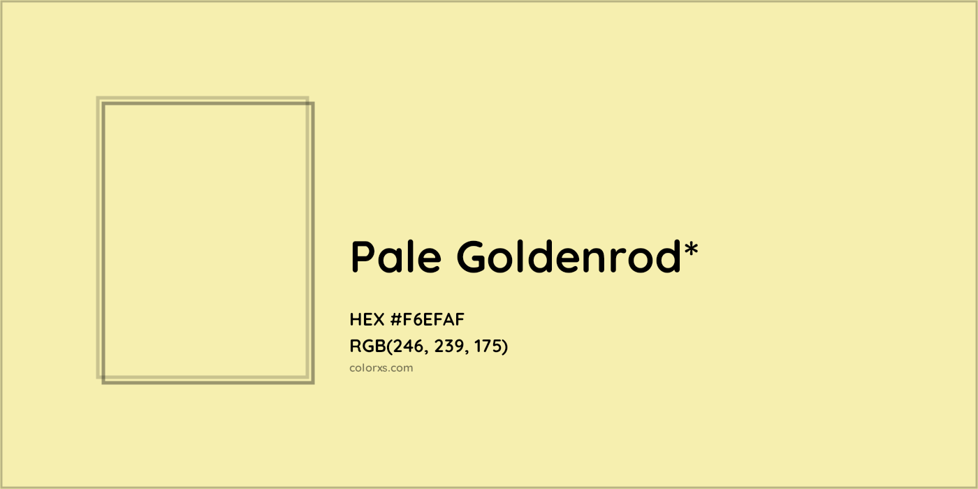 HEX #F6EFAF Color Name, Color Code, Palettes, Similar Paints, Images