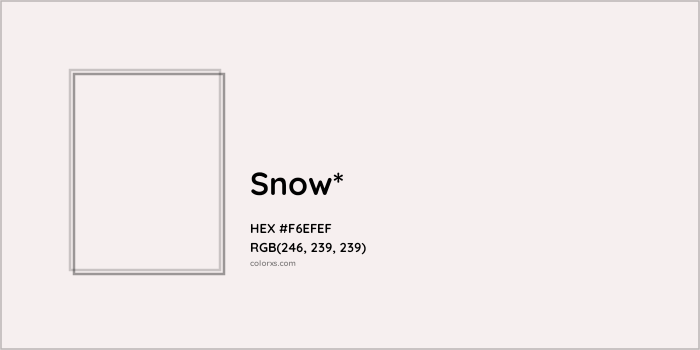 HEX #F6EFEF Color Name, Color Code, Palettes, Similar Paints, Images