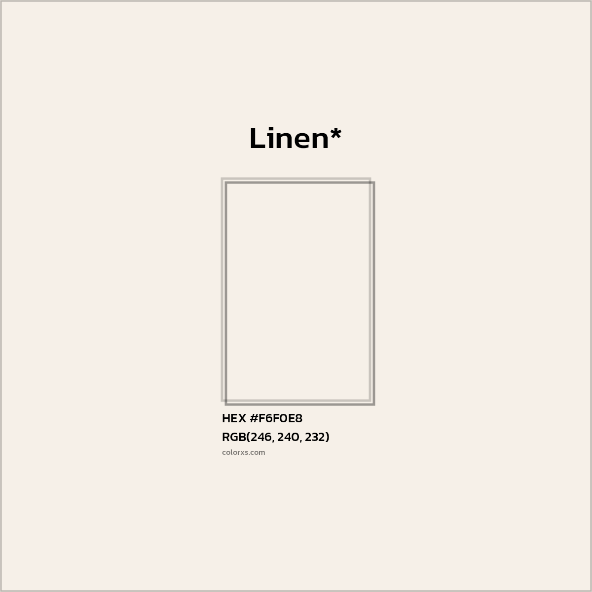 HEX #F6F0E8 Color Name, Color Code, Palettes, Similar Paints, Images