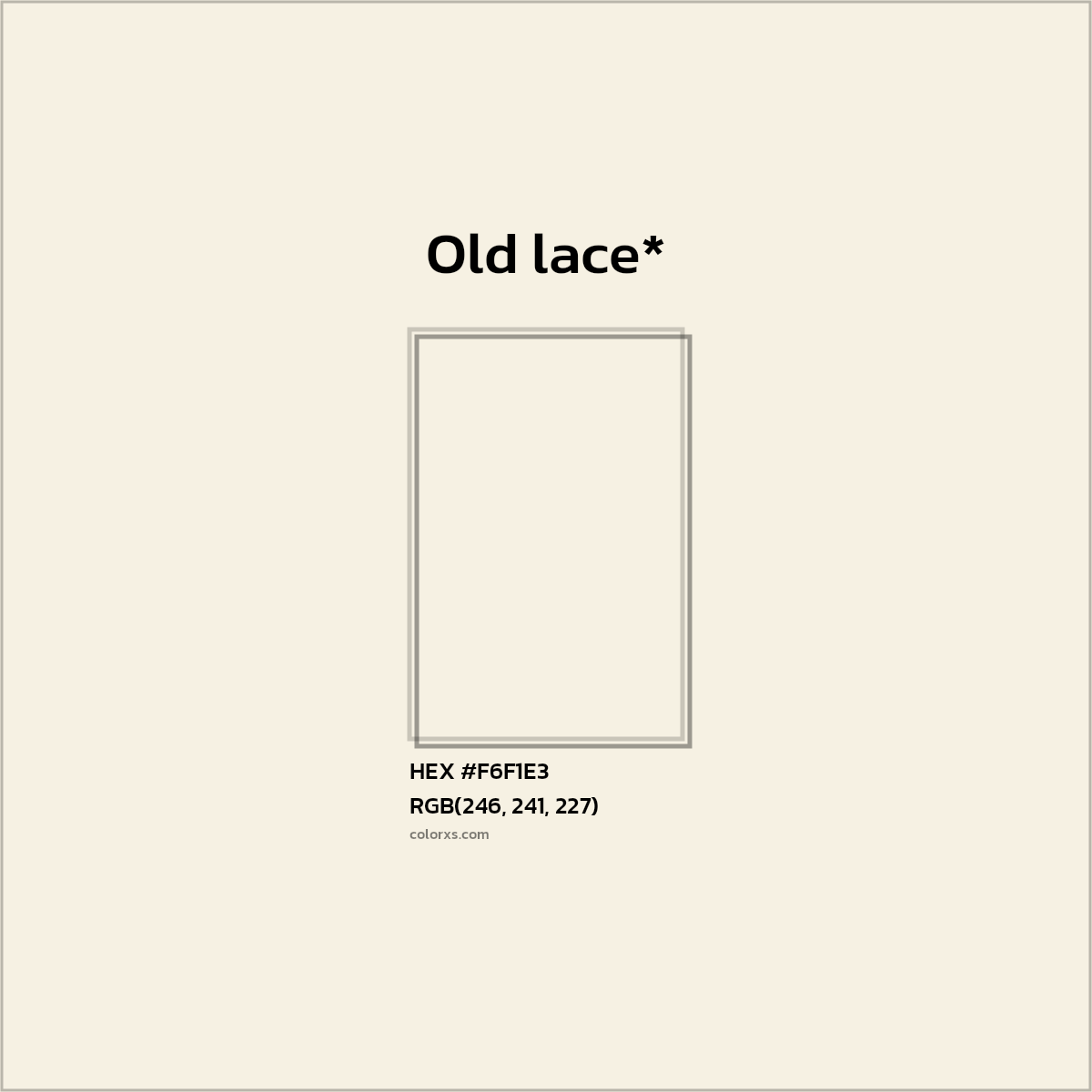 HEX #F6F1E3 Color Name, Color Code, Palettes, Similar Paints, Images