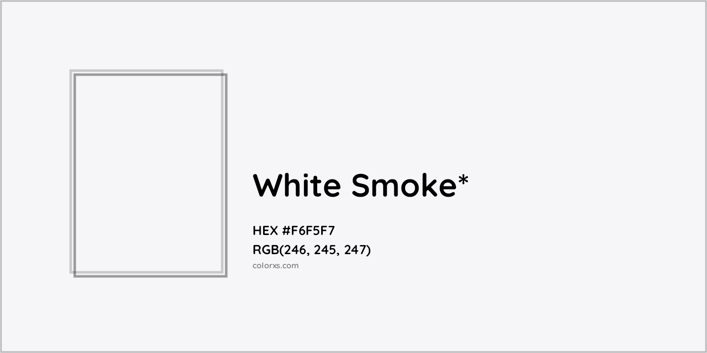 HEX #F6F5F7 Color Name, Color Code, Palettes, Similar Paints, Images
