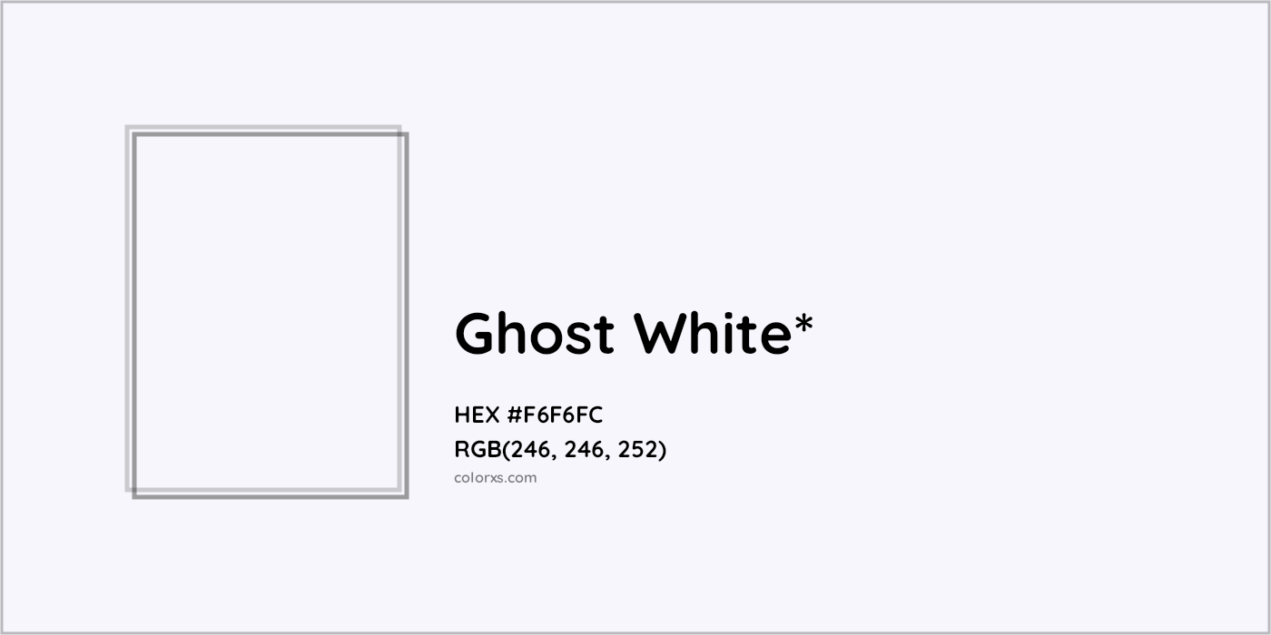 HEX #F6F6FC Color Name, Color Code, Palettes, Similar Paints, Images