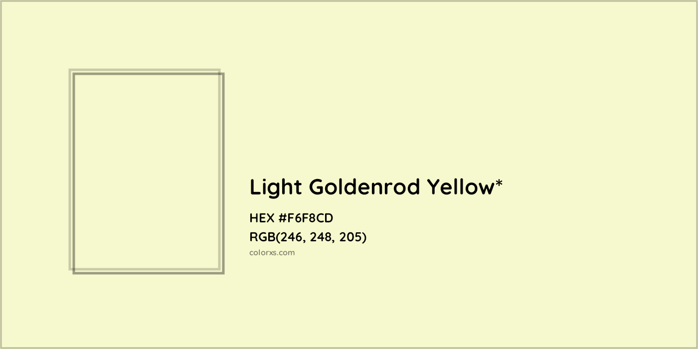 HEX #F6F8CD Color Name, Color Code, Palettes, Similar Paints, Images