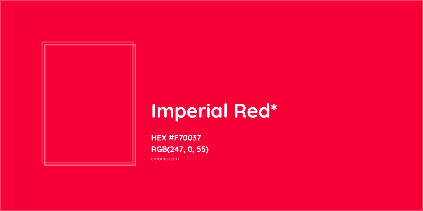 HEX #F70037 Color Name, Color Code, Palettes, Similar Paints, Images