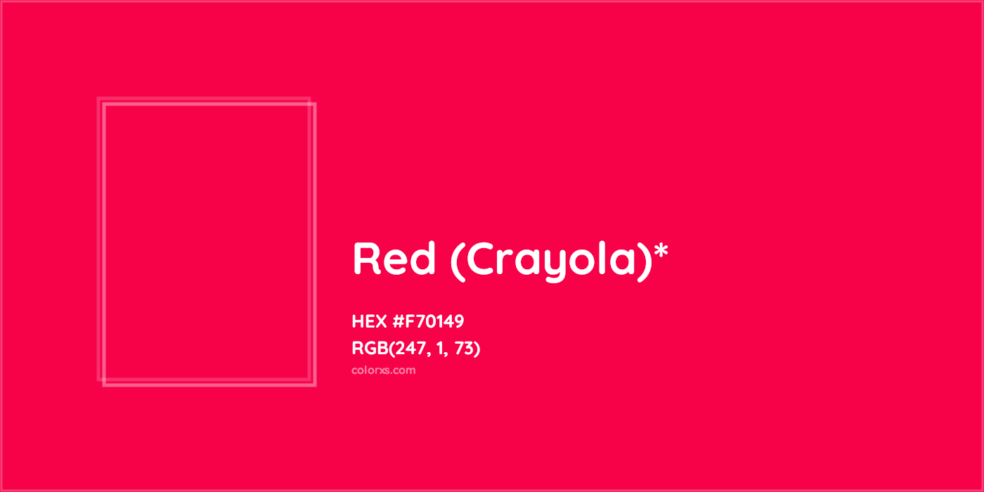 HEX #F70149 Color Name, Color Code, Palettes, Similar Paints, Images