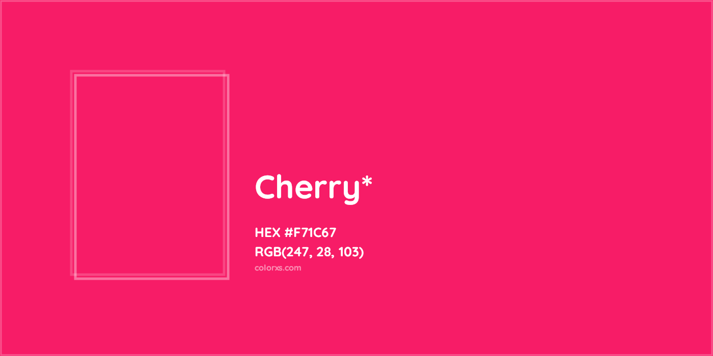 HEX #F71C67 Color Name, Color Code, Palettes, Similar Paints, Images