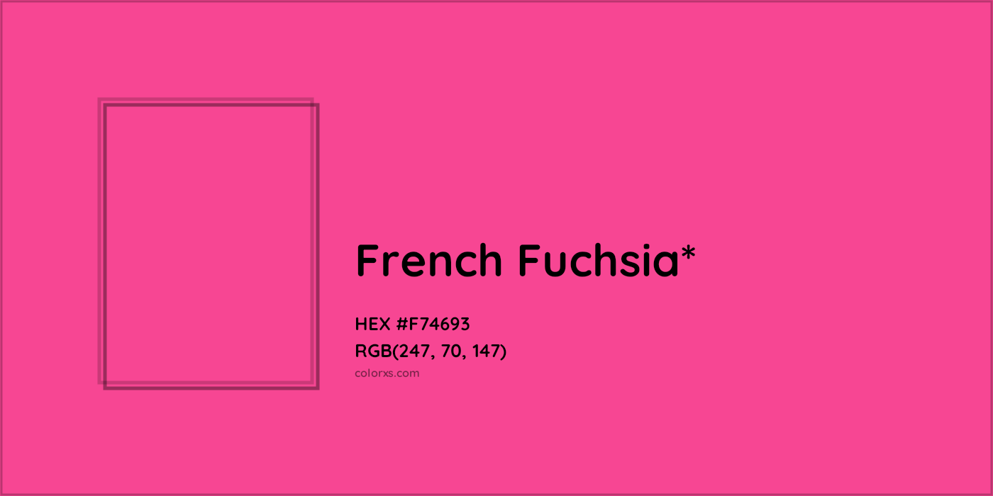 HEX #F74693 Color Name, Color Code, Palettes, Similar Paints, Images
