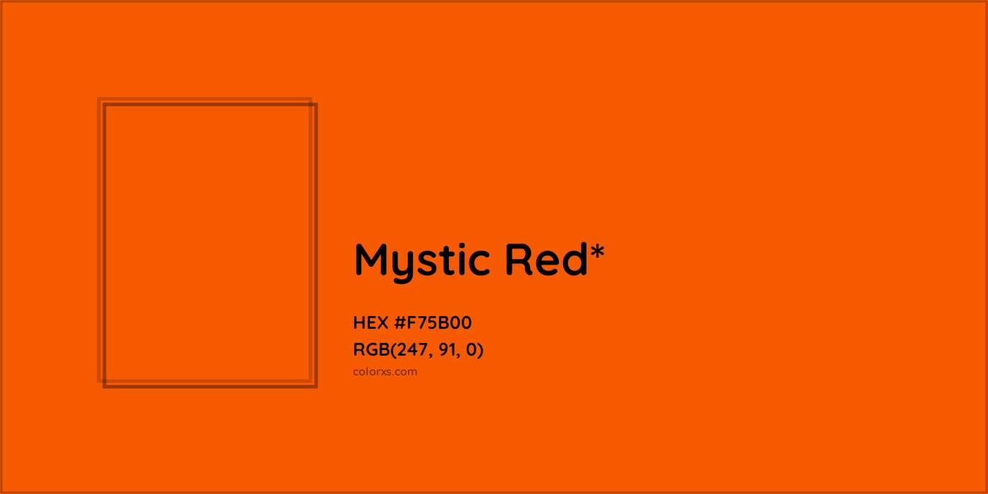 HEX #F75B00 Color Name, Color Code, Palettes, Similar Paints, Images