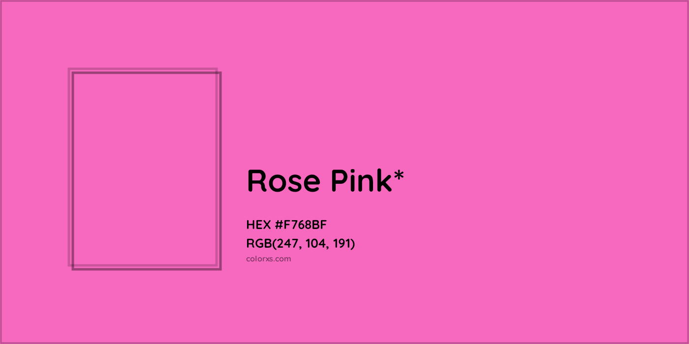 HEX #F768BF Color Name, Color Code, Palettes, Similar Paints, Images