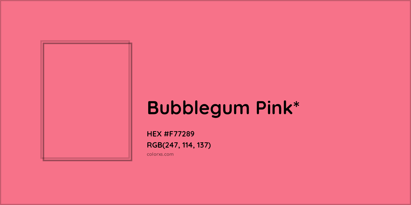 HEX #F77289 Color Name, Color Code, Palettes, Similar Paints, Images