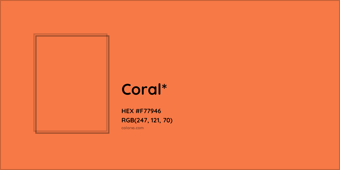 HEX #F77946 Color Name, Color Code, Palettes, Similar Paints, Images