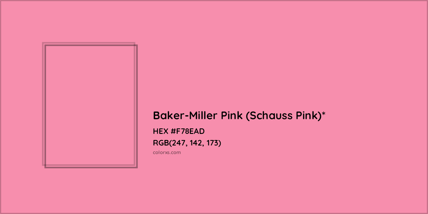 HEX #F78EAD Color Name, Color Code, Palettes, Similar Paints, Images