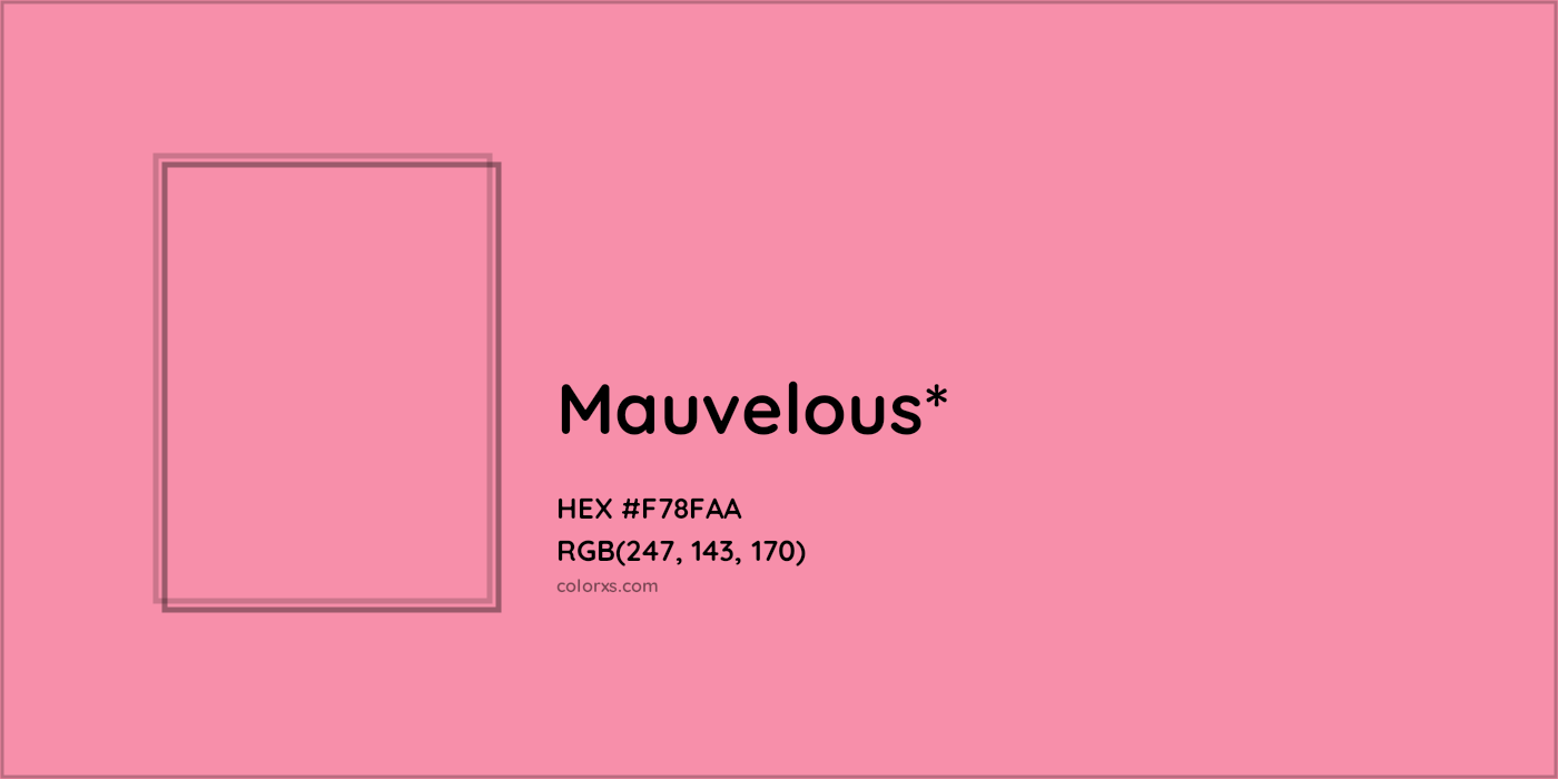 HEX #F78FAA Color Name, Color Code, Palettes, Similar Paints, Images