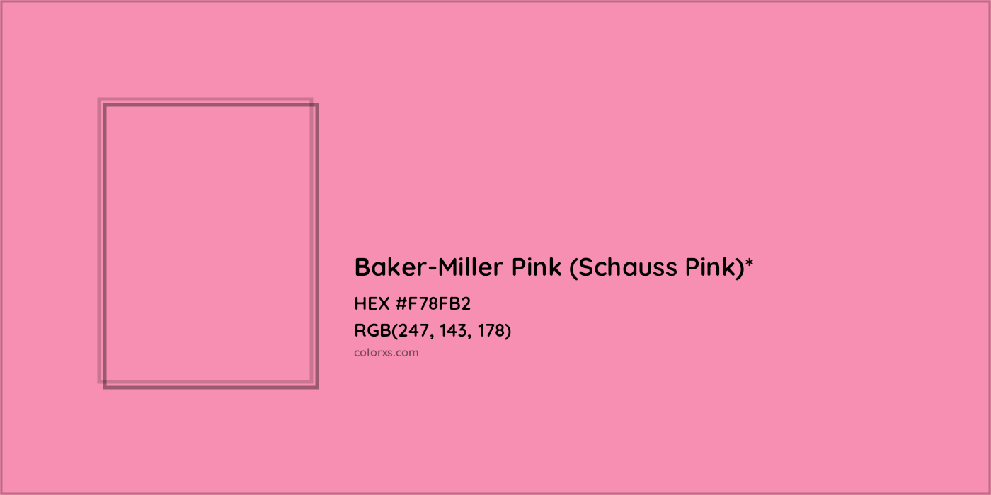HEX #F78FB2 Color Name, Color Code, Palettes, Similar Paints, Images