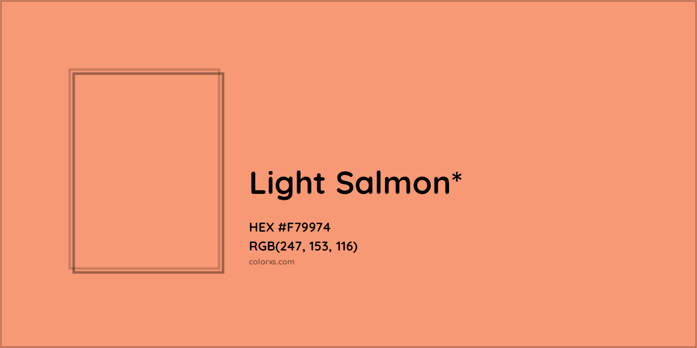 HEX #F79974 Color Name, Color Code, Palettes, Similar Paints, Images