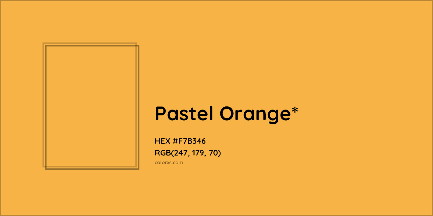 HEX #F7B346 Color Name, Color Code, Palettes, Similar Paints, Images