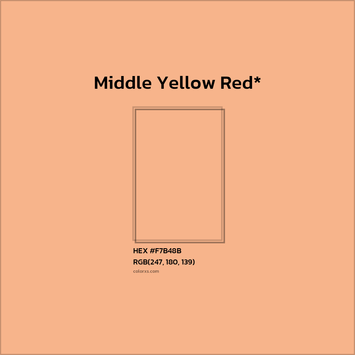 HEX #F7B48B Color Name, Color Code, Palettes, Similar Paints, Images