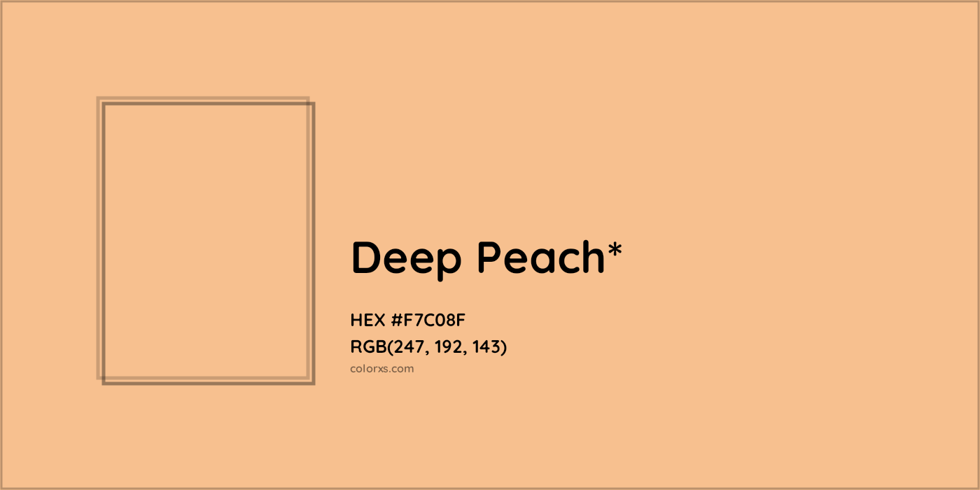 HEX #F7C08F Color Name, Color Code, Palettes, Similar Paints, Images