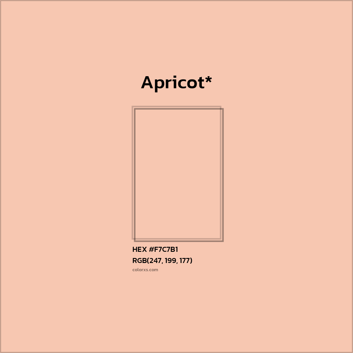 HEX #F7C7B1 Color Name, Color Code, Palettes, Similar Paints, Images