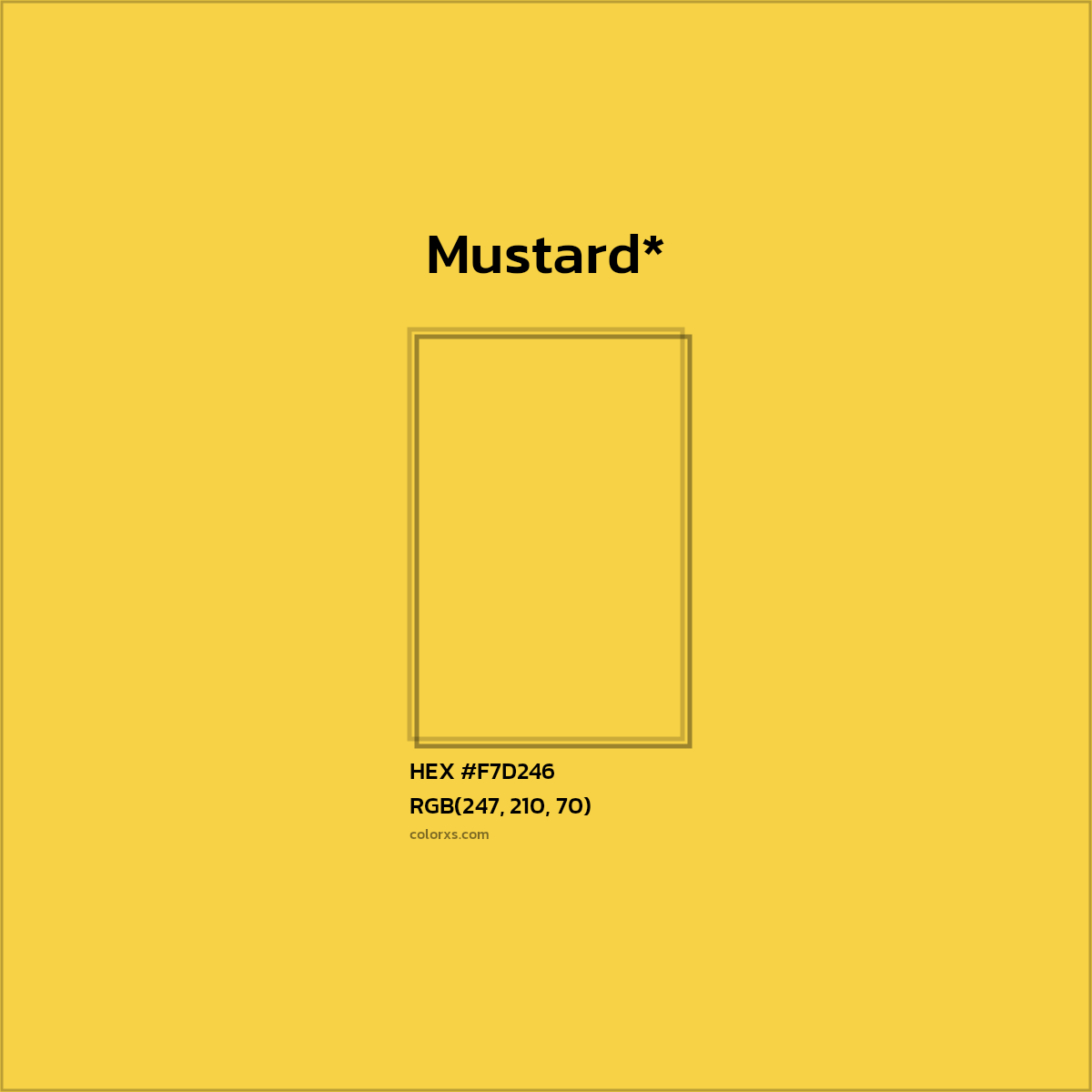 HEX #F7D246 Color Name, Color Code, Palettes, Similar Paints, Images
