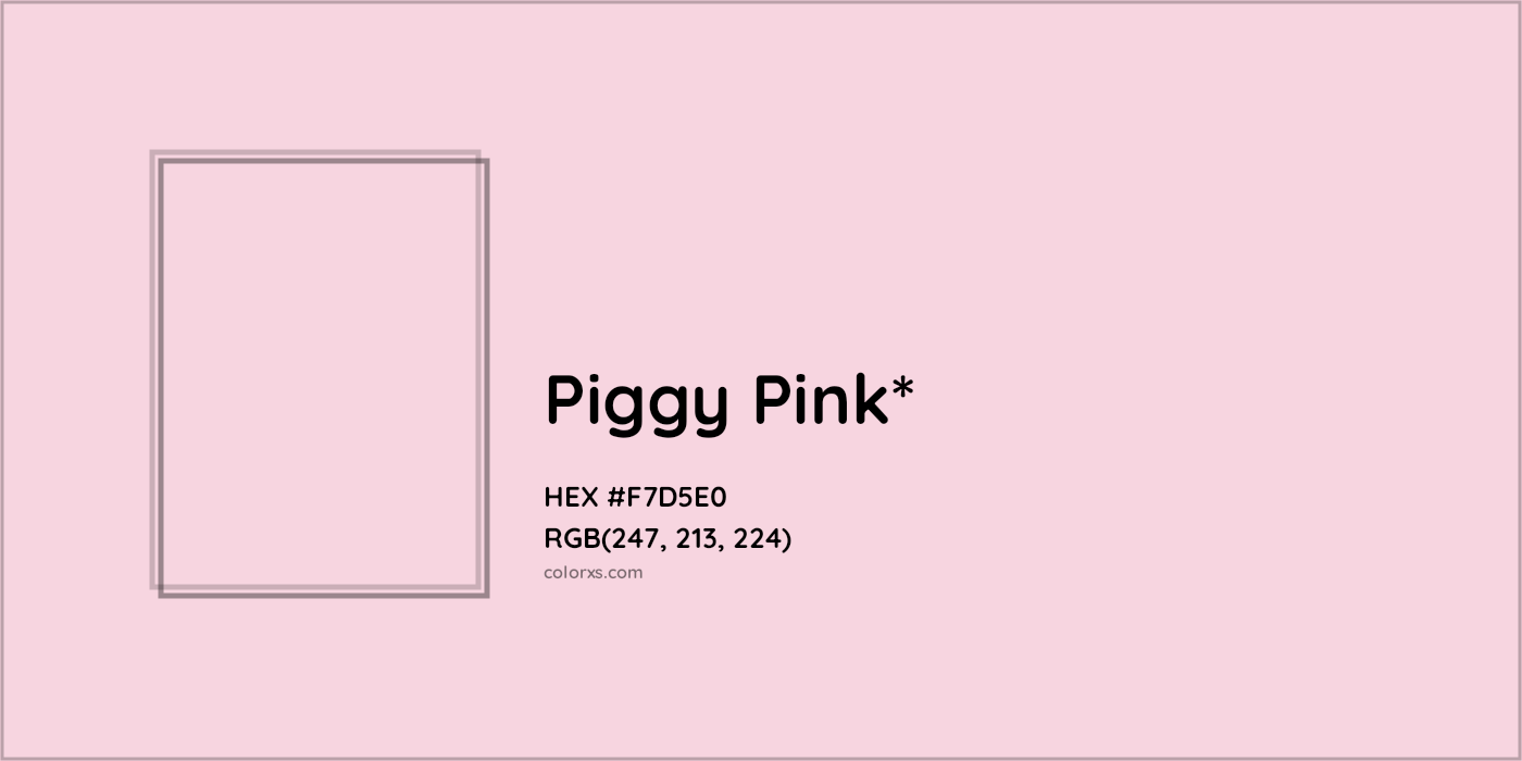 HEX #F7D5E0 Color Name, Color Code, Palettes, Similar Paints, Images