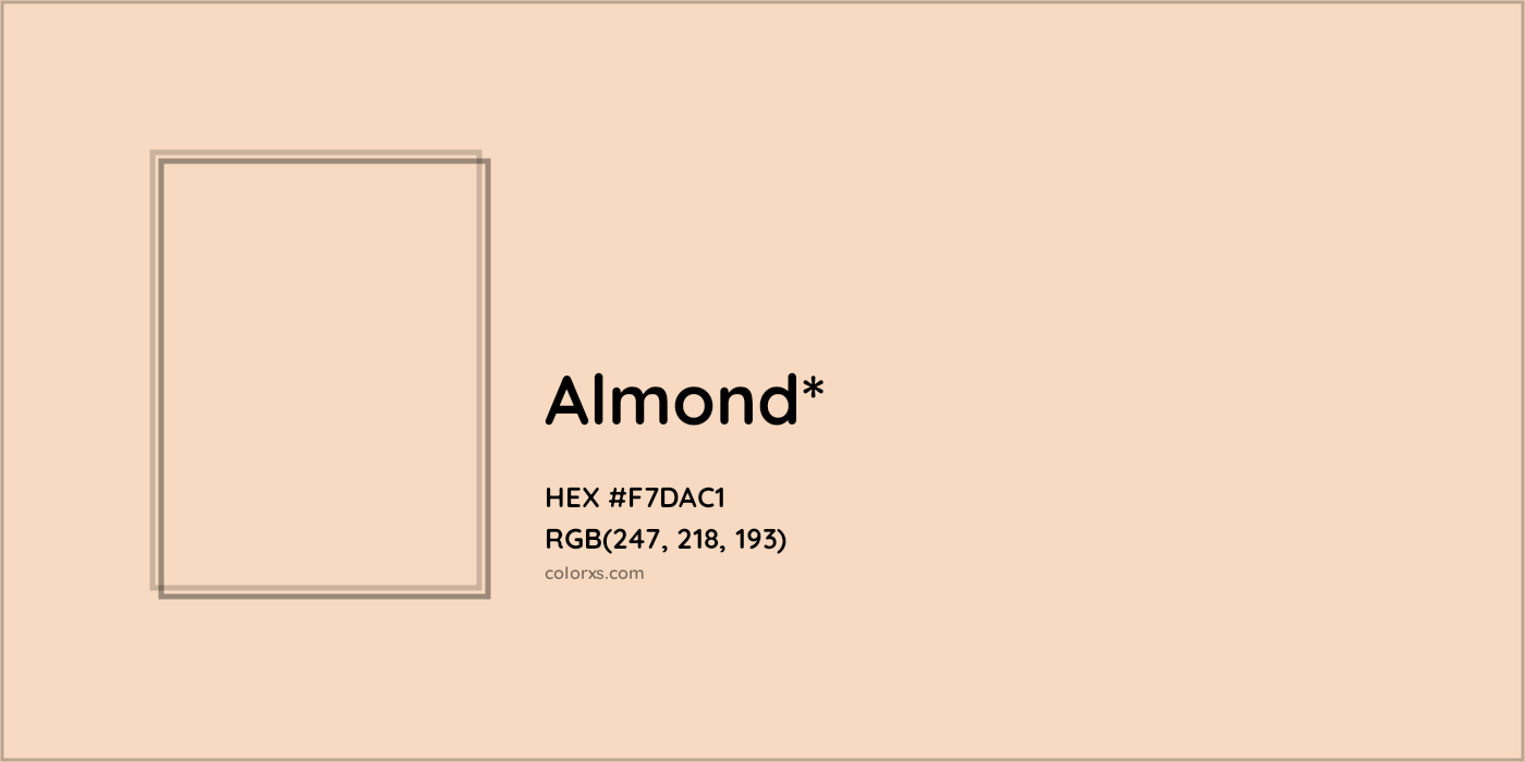 HEX #F7DAC1 Color Name, Color Code, Palettes, Similar Paints, Images