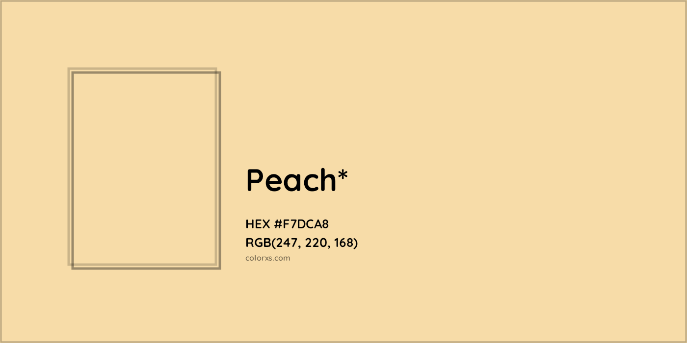 HEX #F7DCA8 Color Name, Color Code, Palettes, Similar Paints, Images