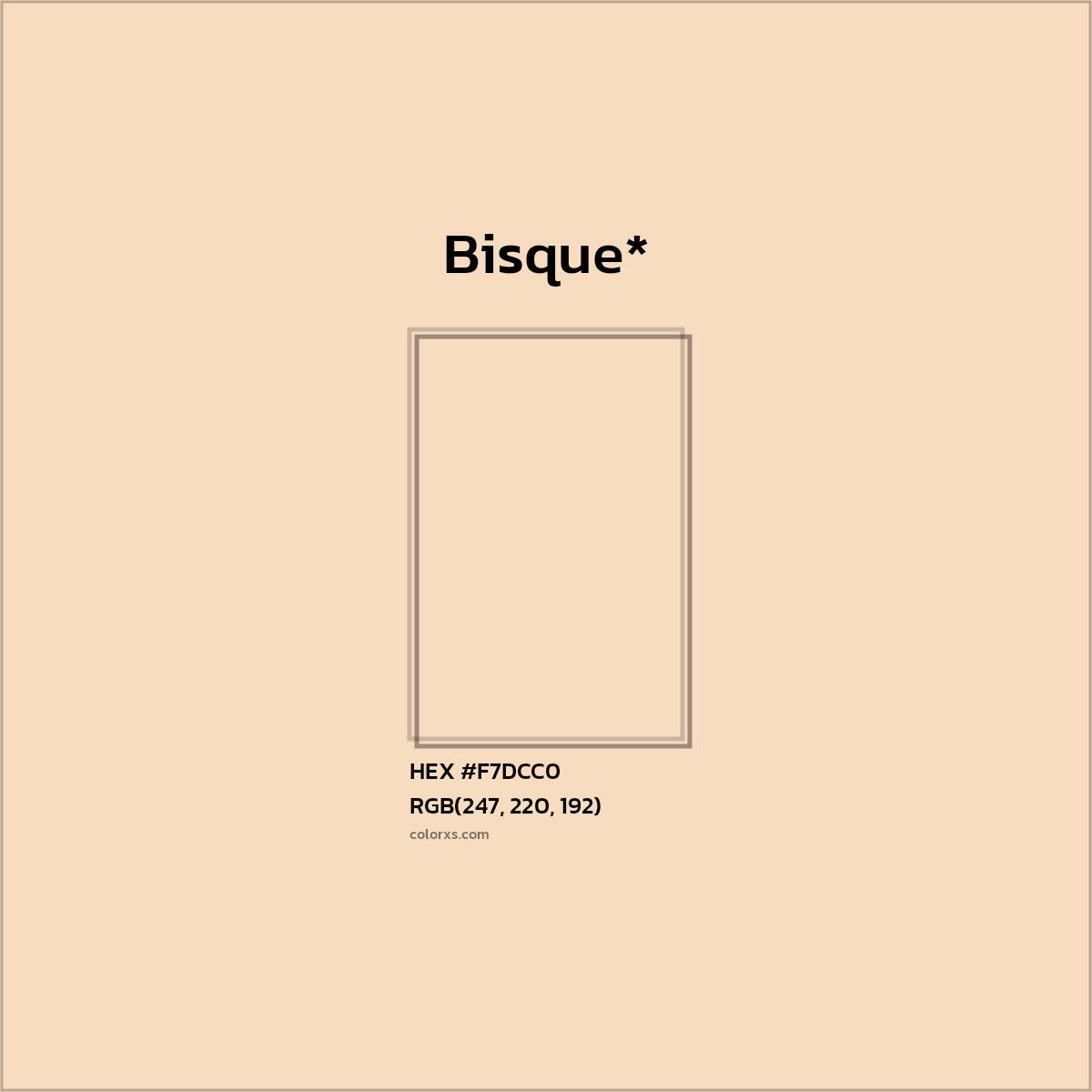 HEX #F7DCC0 Color Name, Color Code, Palettes, Similar Paints, Images