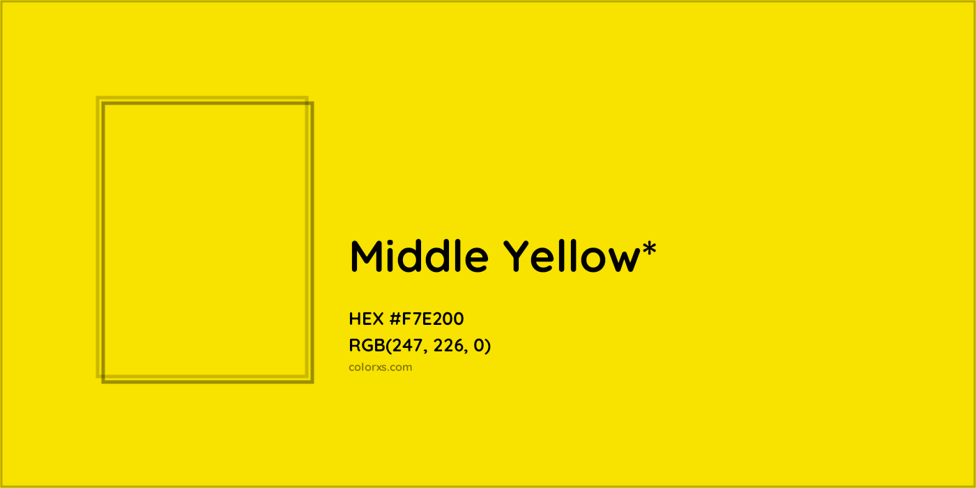 HEX #F7E200 Color Name, Color Code, Palettes, Similar Paints, Images