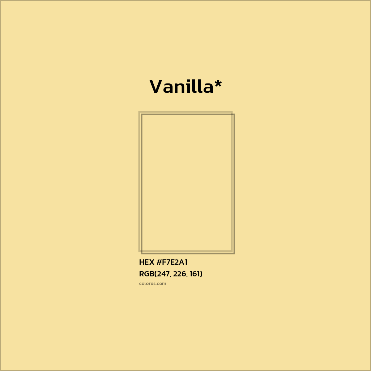 HEX #F7E2A1 Color Name, Color Code, Palettes, Similar Paints, Images