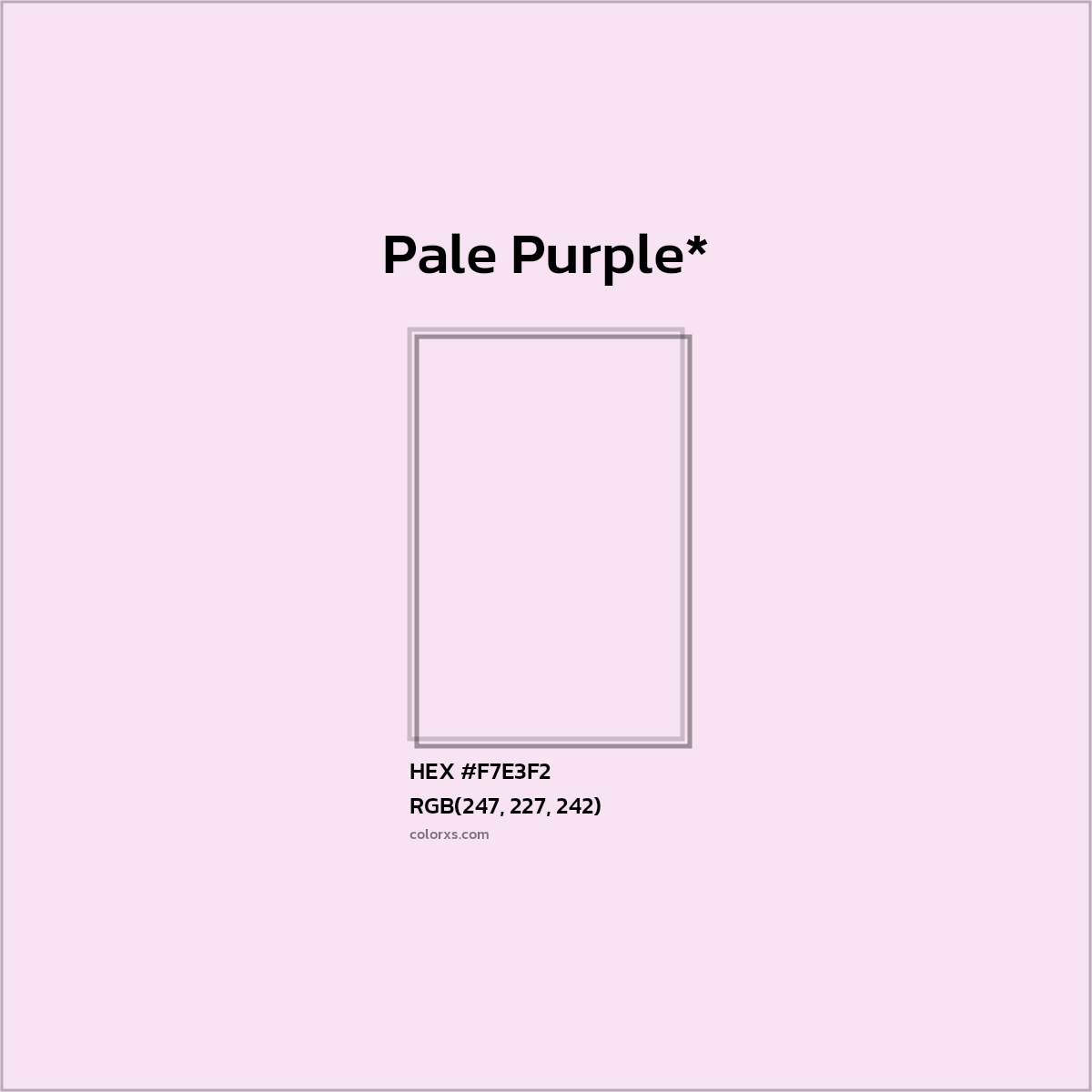 HEX #F7E3F2 Color Name, Color Code, Palettes, Similar Paints, Images