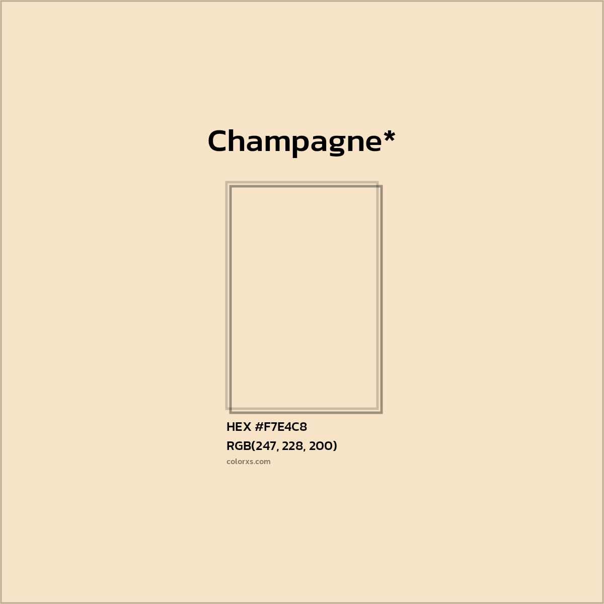 HEX #F7E4C8 Color Name, Color Code, Palettes, Similar Paints, Images