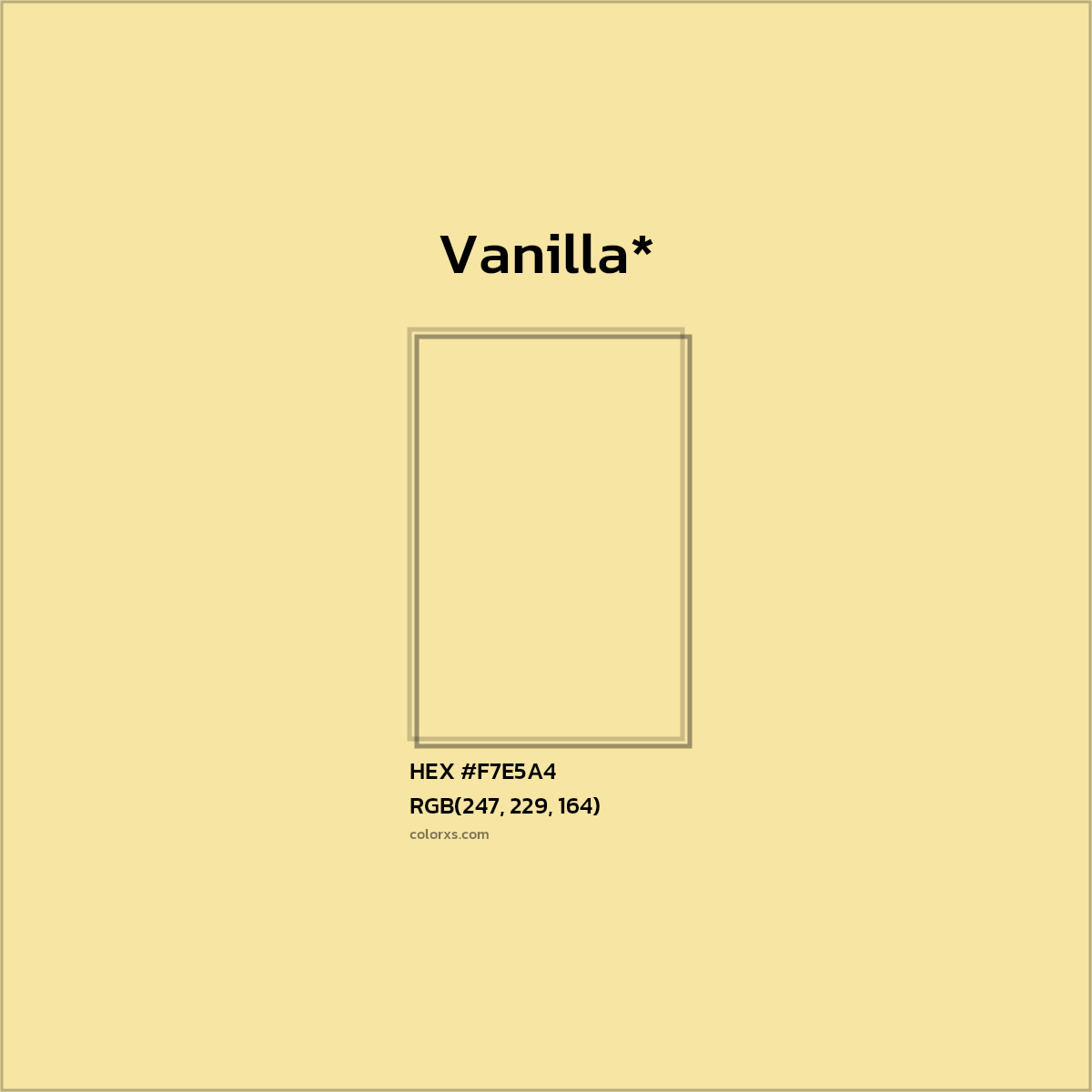 HEX #F7E5A4 Color Name, Color Code, Palettes, Similar Paints, Images