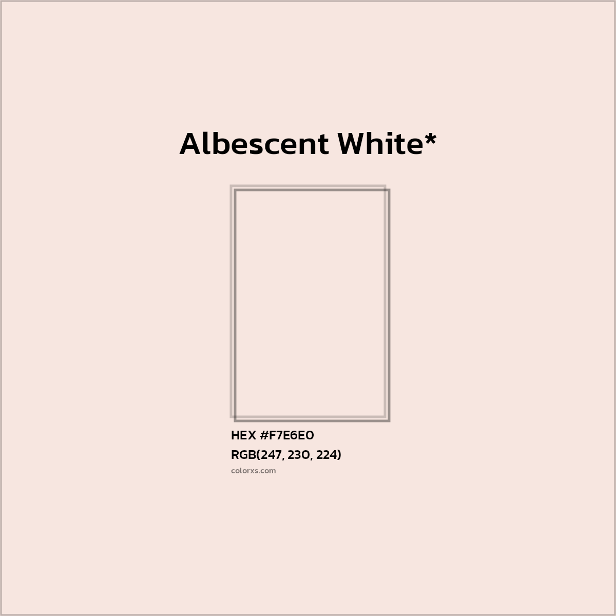 HEX #F7E6E0 Color Name, Color Code, Palettes, Similar Paints, Images