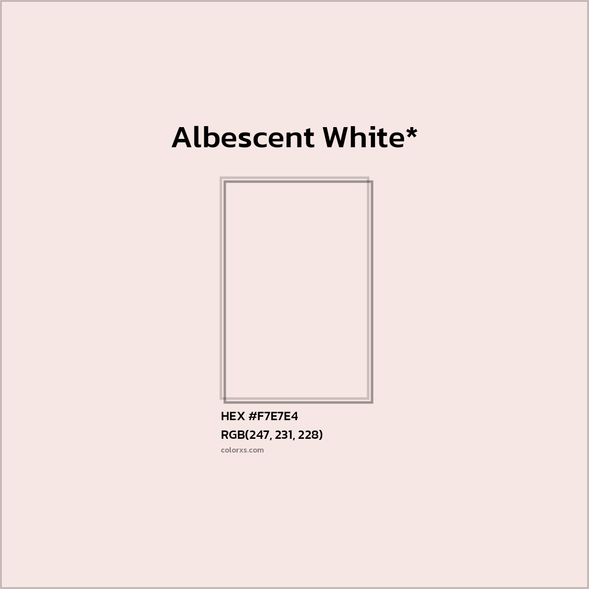 HEX #F7E7E4 Color Name, Color Code, Palettes, Similar Paints, Images