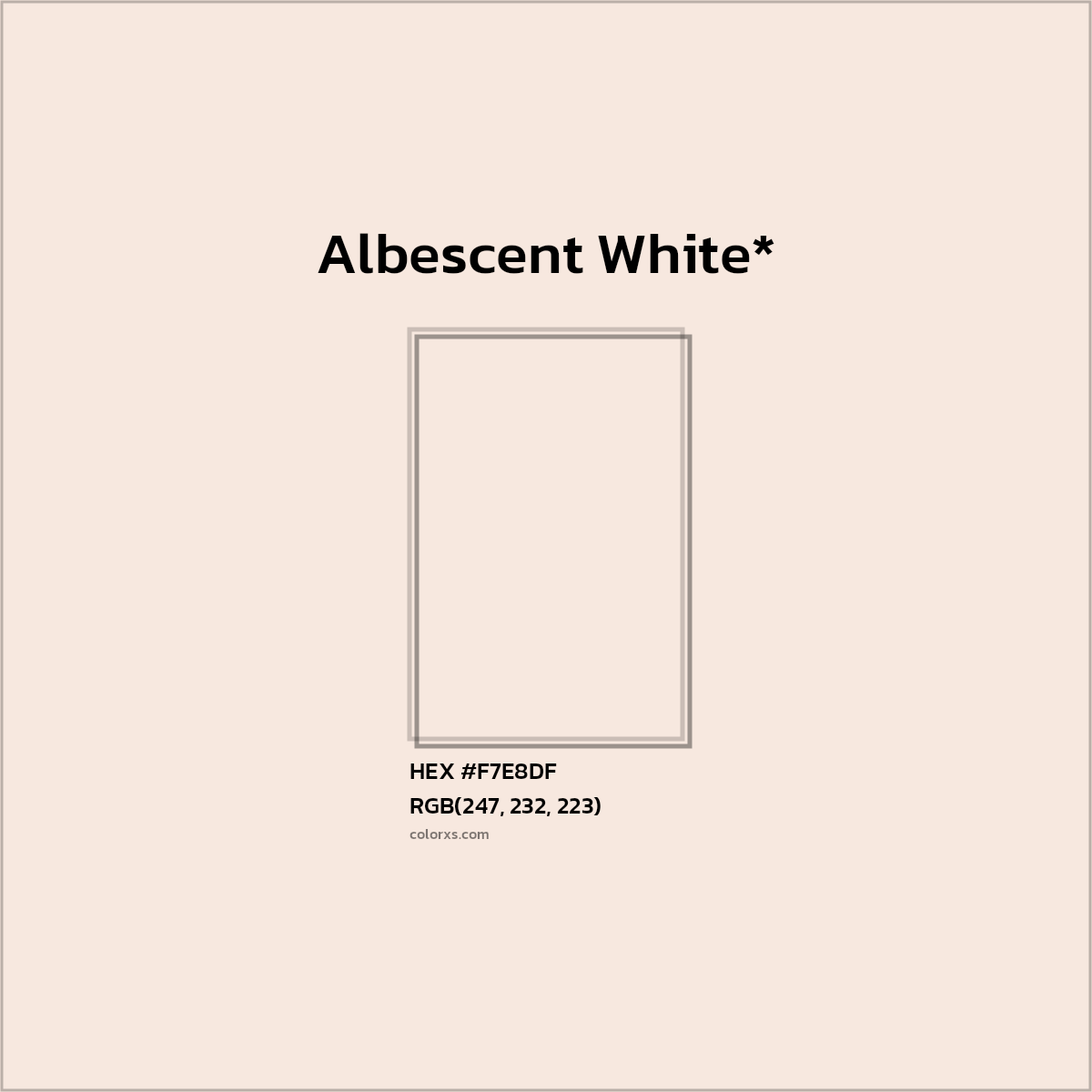 HEX #F7E8DF Color Name, Color Code, Palettes, Similar Paints, Images