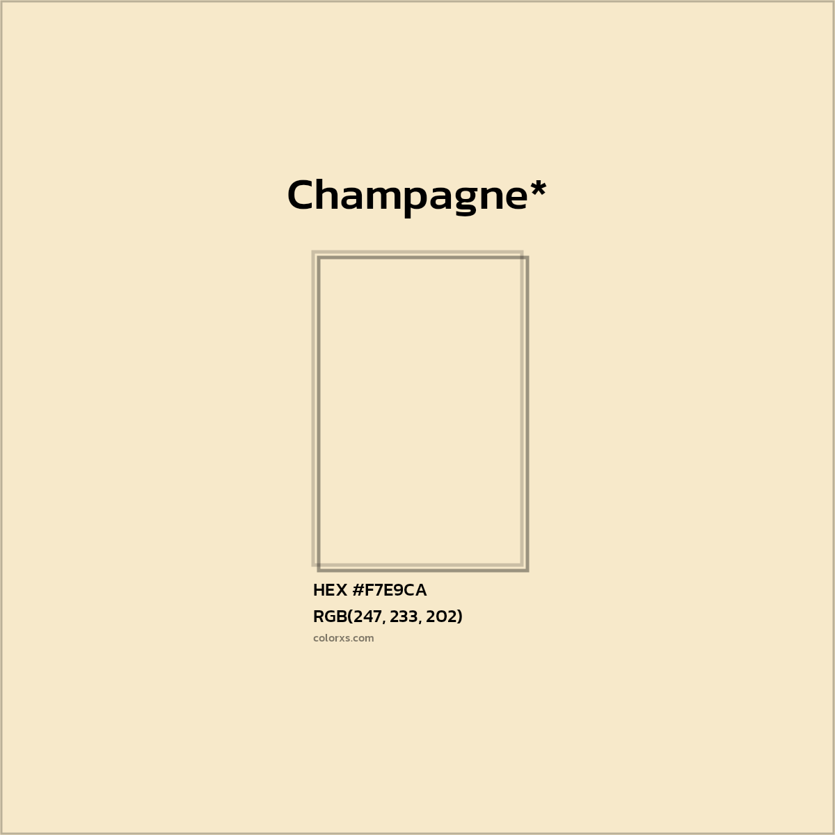 HEX #F7E9CA Color Name, Color Code, Palettes, Similar Paints, Images
