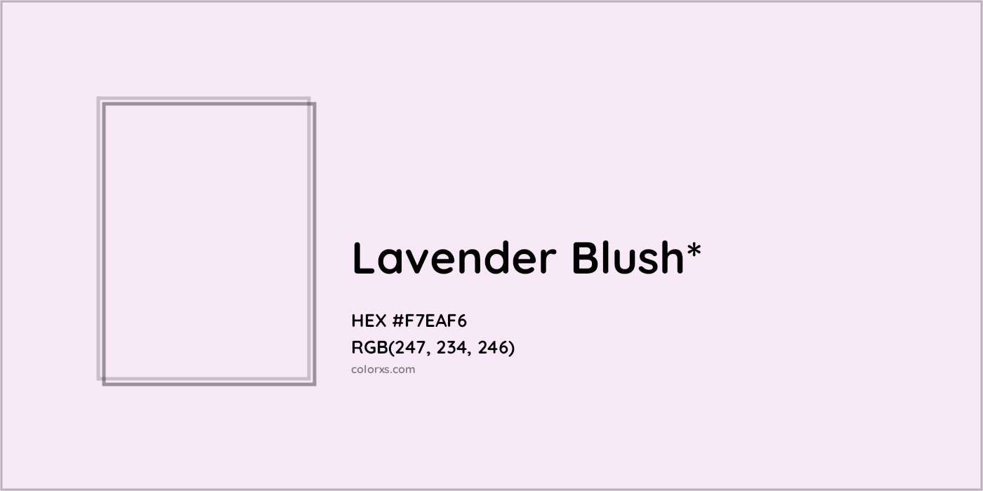 HEX #F7EAF6 Color Name, Color Code, Palettes, Similar Paints, Images