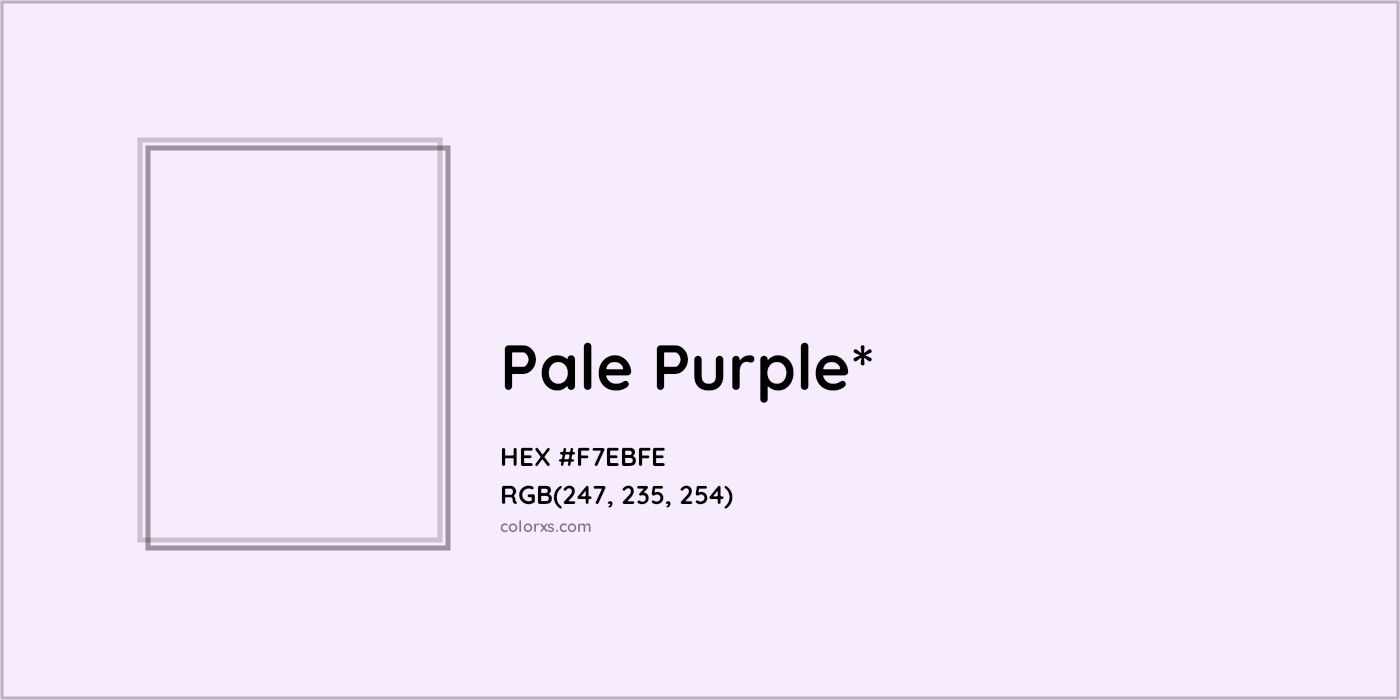 HEX #F7EBFE Color Name, Color Code, Palettes, Similar Paints, Images