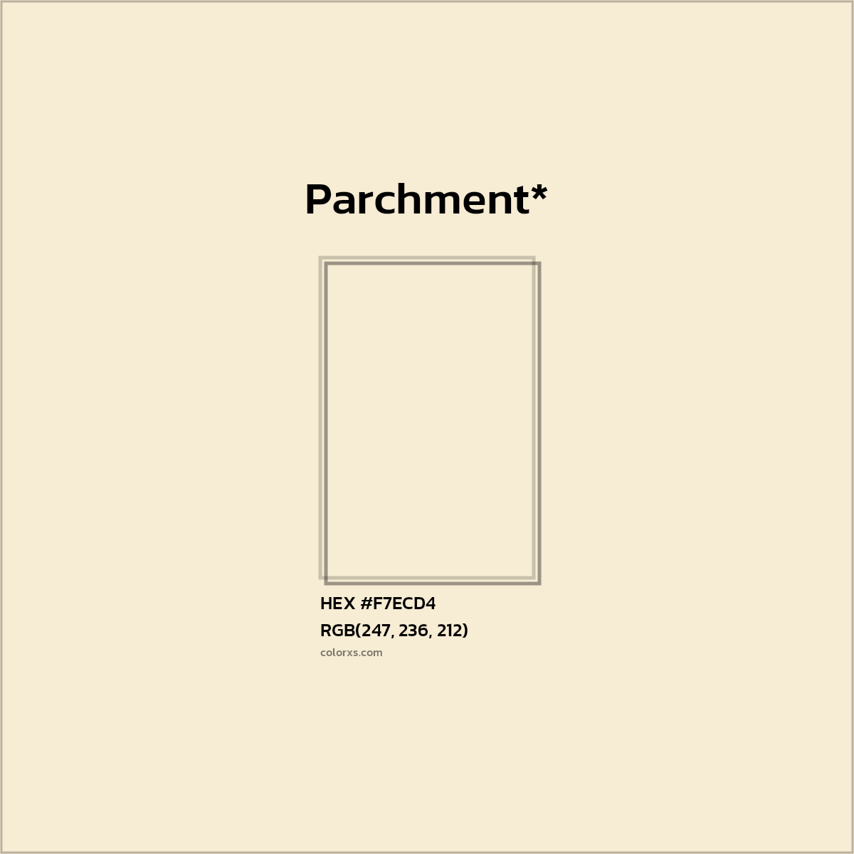 HEX #F7ECD4 Color Name, Color Code, Palettes, Similar Paints, Images