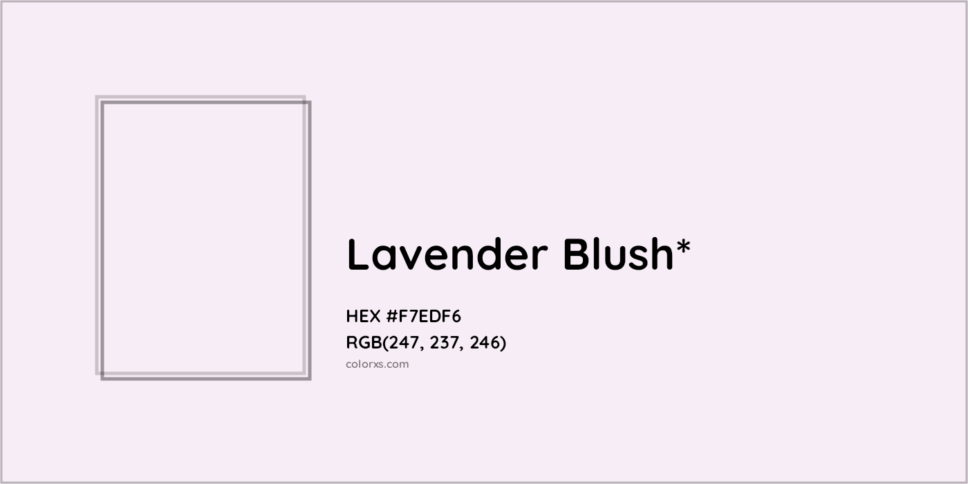 HEX #F7EDF6 Color Name, Color Code, Palettes, Similar Paints, Images